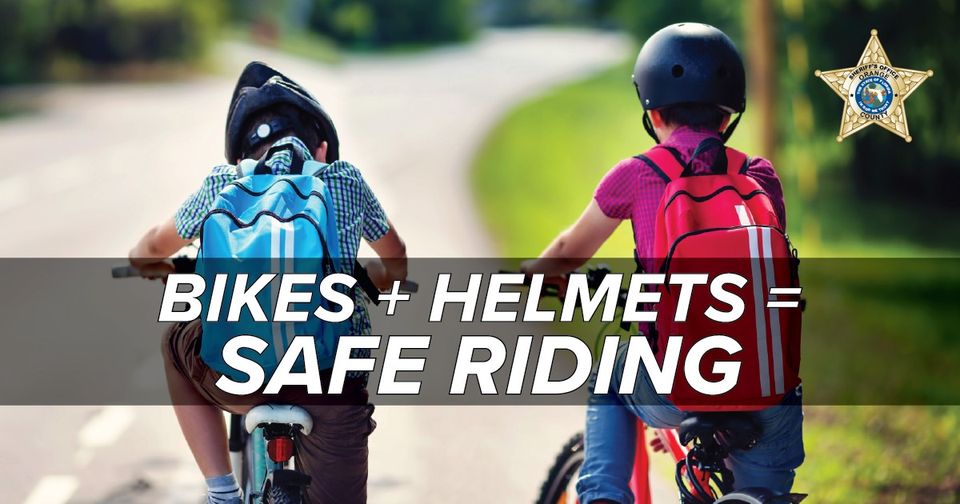 Safety First - Always wear a bicycle helmet when on a bicycle and a seat belt when in a vehicle. #SafeRiding #BikeSafety