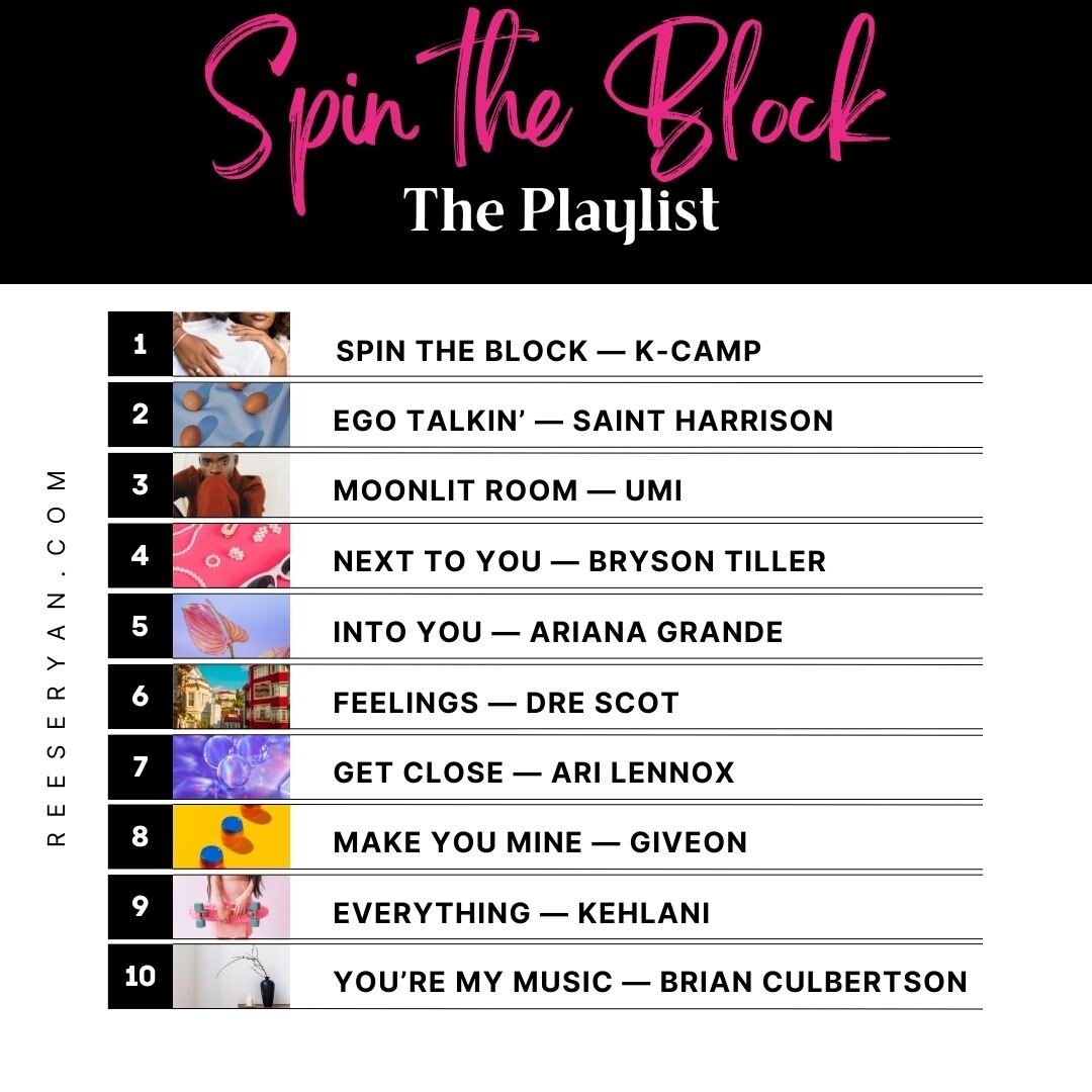 I couldn't possibly write SPIN THE BLOCK, a book about two music celebs, and not create a playlist. Here's the partial playlist inspired by Ward & Karris's story. Get the full playlist here: bit.ly/SpinTheBlockPl… Get your copy of SPIN THE BLOCK here: amzn.to/3Q1D9DZ