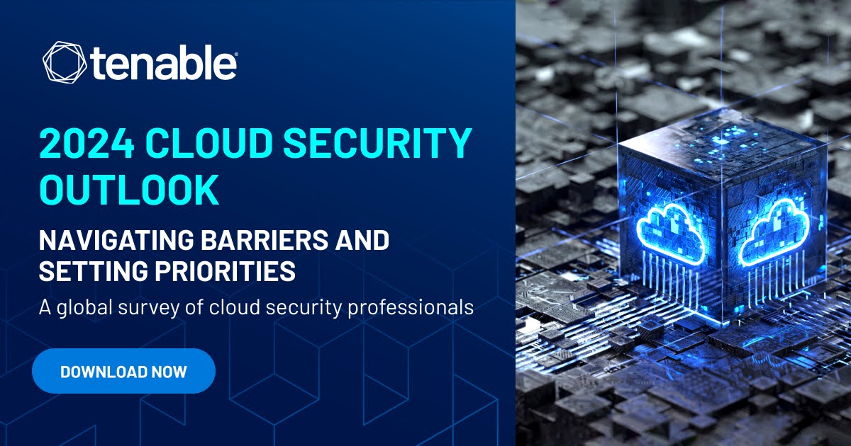 Just released! Read Tenable’s new report “2024 Cloud Security Outlook: Navigating Barriers and Setting Priorities” to see industry insights into the strategies organizations are employing to tackle the evolving complexities of #cloudsecurity.

spr.ly/6011jCv7b