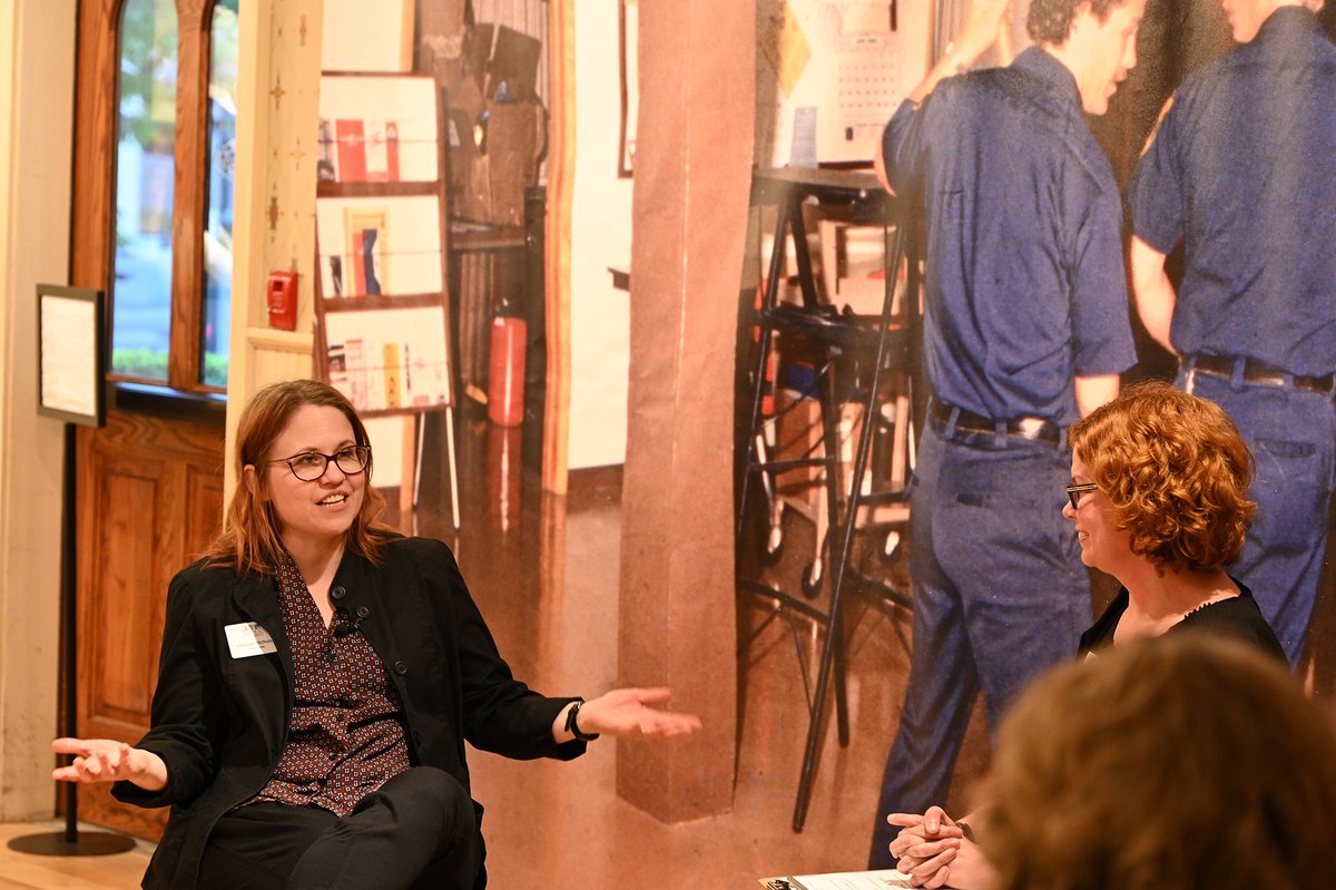 Thanks to those who attended our May edition of Your Friendly Neighborhood Historian! Attendees learned about our new exhibit, A Strong Back and A Strong Mind. We would love to see you at an upcoming Your Friendly Neighborhood Historian! Learn more: pulse.ly/5vuxk9zp6c