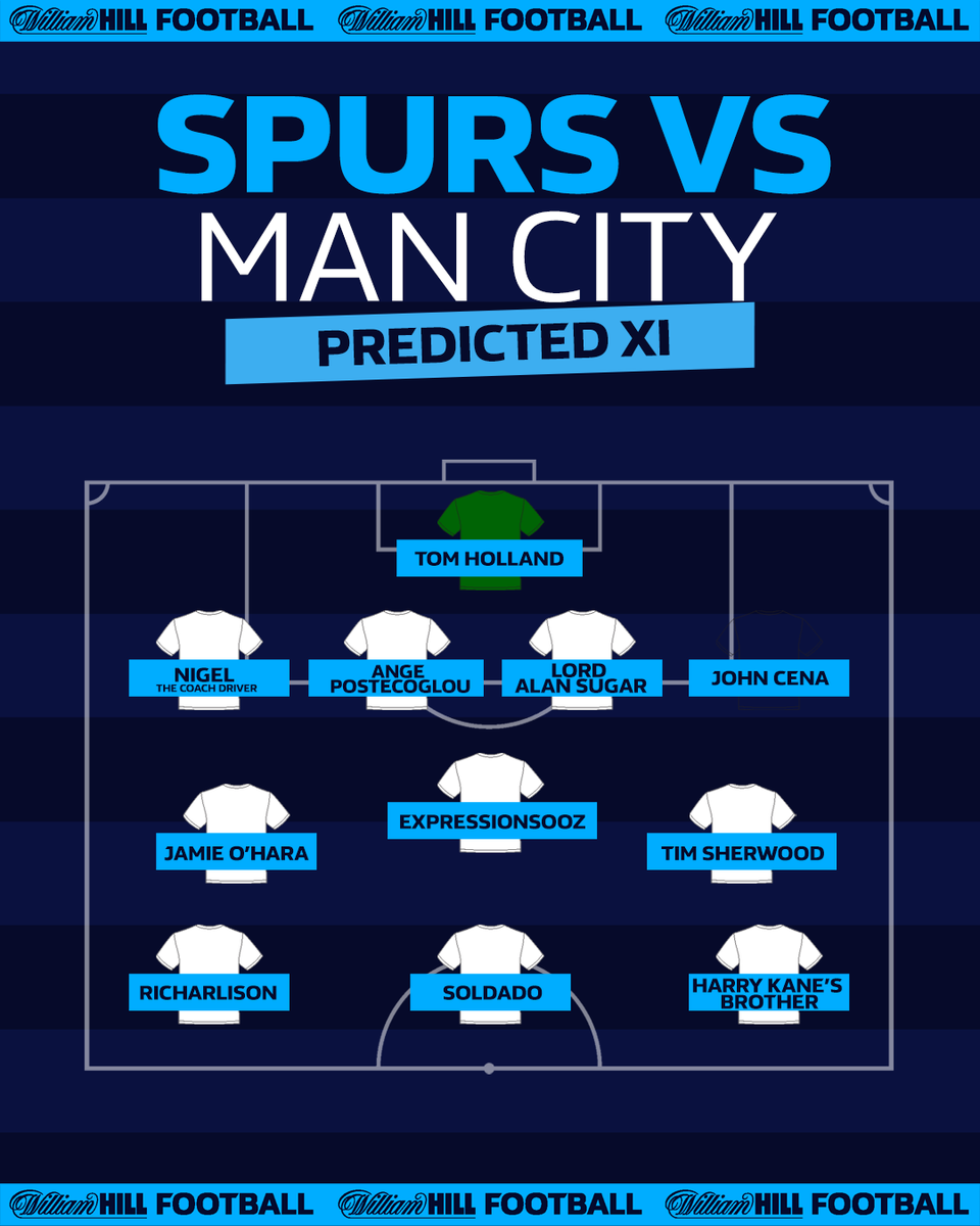 WilliamHill's tweet photo. Spurs XI for tonight has just been leaked! https://t.co/KrApn7zBmG