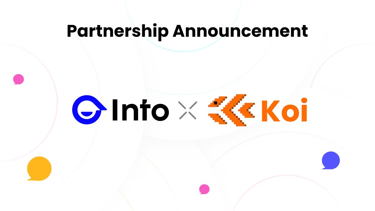 We are excited to join forces with @Koi_BTC! 🎉

👾K.O.I : A revolutionary blend of social gaming and AI-powered virtual pets. 

Let's delve into the boundless potential of AI in the #Web3 social landscape together! 🚀🤖