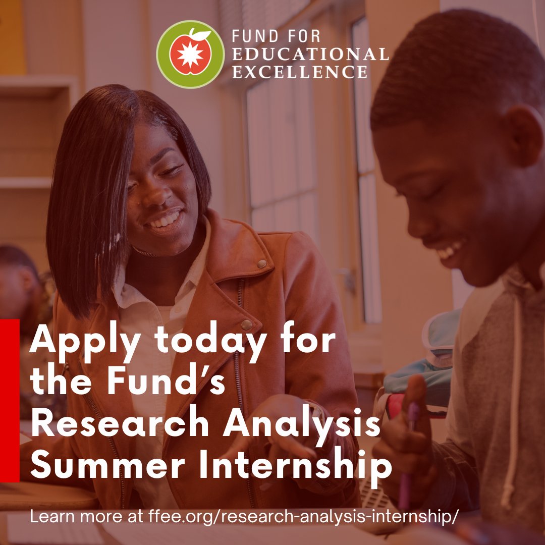 We are recruiting summer interns for our current research study examining students’ & families’ sense of belonging in @baltcityschools. As interns, you will use coding and data walks to analyze student & parent interviews. Learn more at ffee.org/research-analy…