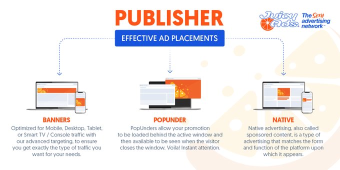 For banners, we offer the most popular sizes for both desktop and mobile advertising. The sizes include:  125&times;125 150&times;150 250&times;250 300&times;100 300&times;250 300&times;50 900&times;250 468&times;60 728&times;90 Native<a href="/tag/keepitjuicy"class="tags"><span>#keepitjuicy</span></a>