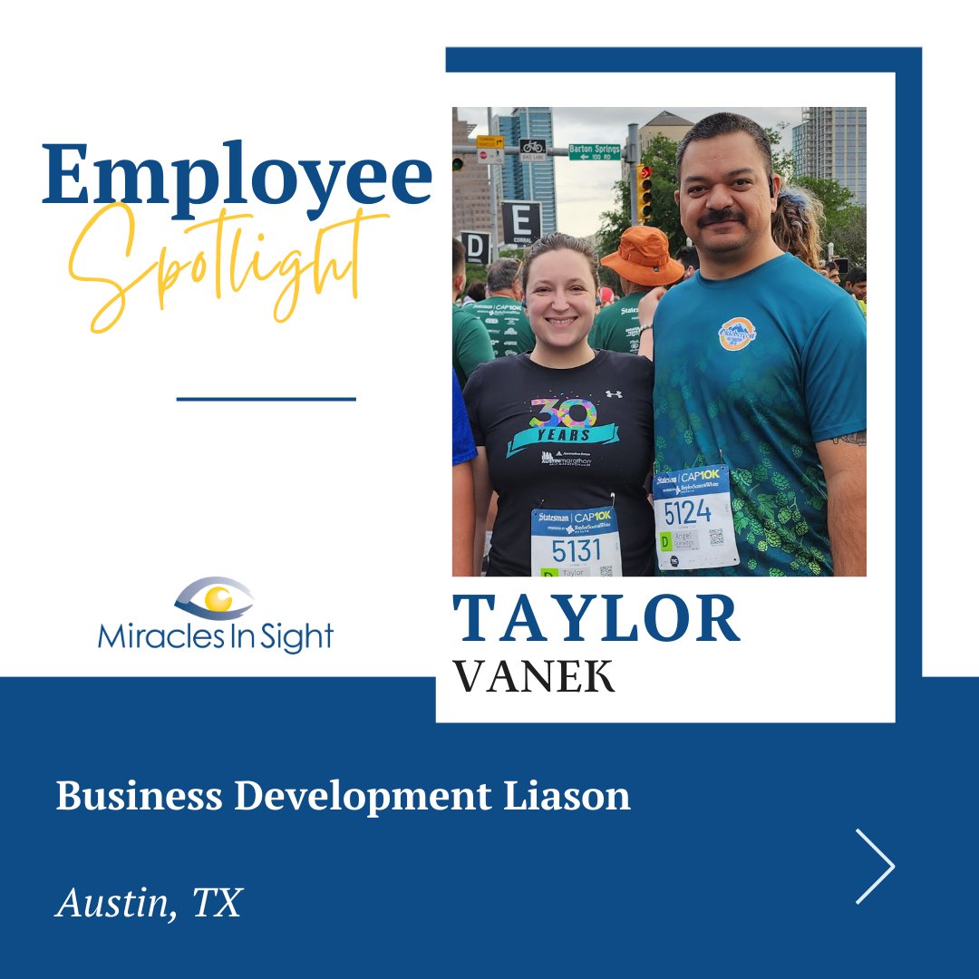 Meet Taylor! Taylor joined us in 2020 with 7 years of eye bank experience in various roles. 'What I find most rewarding is the direct impact we have on our recipients and that I'm fortunate enough to work with colleagues who are equally as passionate.' she says. #meettheteam #MIS