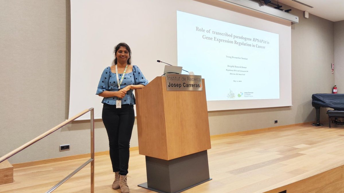 Great presentations today at the #YoungResearchers Seminars of Deepthi Ramesh, from @GroupGuil, and Aitor González, from @eli_mereu’s lab 👩‍🔬🧑‍🔬 Thank you both for sharing your projects with IJC community! 🔬