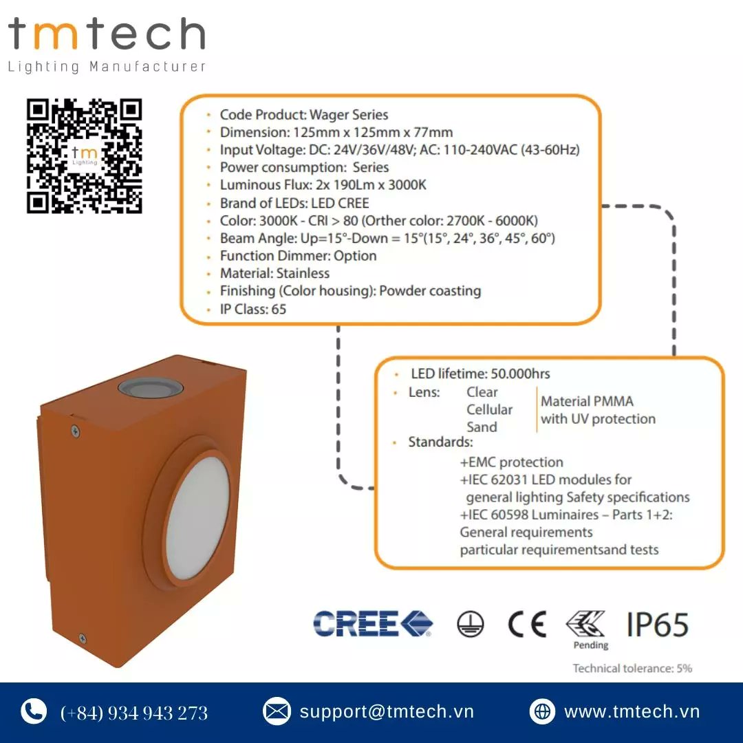 🔆 "WAGER SERIES Wall Lights – The Perfect Combination of Design and Technology"
👉 Discover more: tmtech.vn/products/wall-…
📞 Whatsapp: (+84) 934 943 273
📩 Email: vanhieu@tmtech.vn
#tmtech #tmtechvietnam #tmtechlighting #tmtechmanufacturer #tmtechlamp
#outdoorlighting