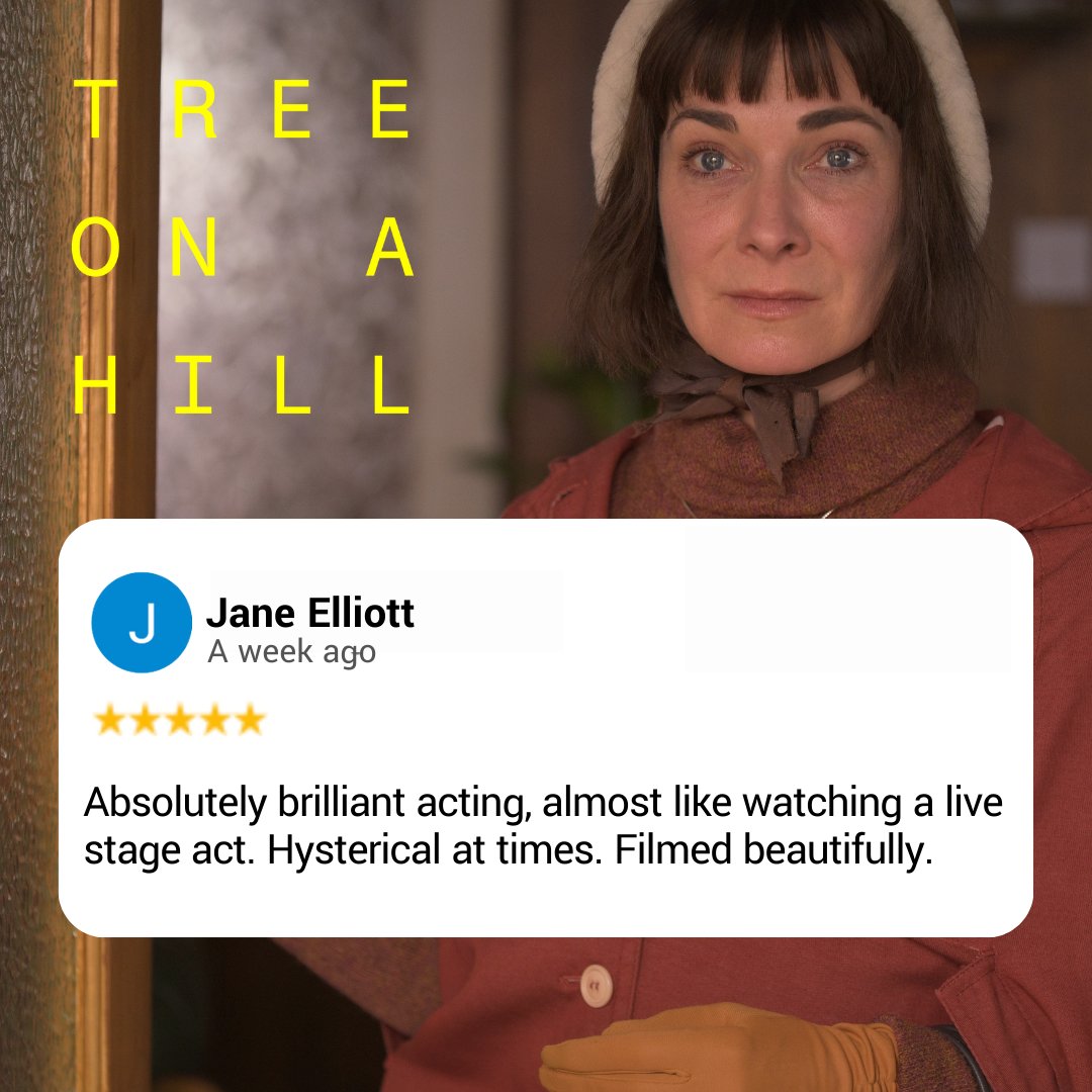 Sometimes, you chance across a review that just makes your day… 💘 Diolch for taking the time, Jane. #TreeOnAHill ———— 📺 Watch on @BBCiPlayer ⬇️ Download via @DazzlerMedia
