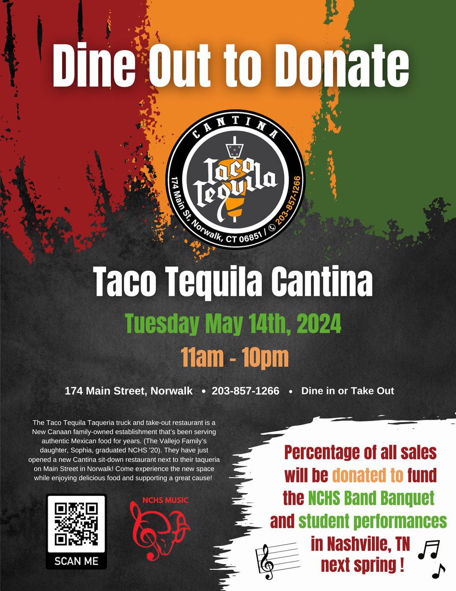 New Canaan Public Schools (@ncps_ct) on Twitter photo Good Morning <a href="/NCHS_CT/">NCHS</a> Family! Reminder that today is a great day to grab lunch and support our NCHS Music program! Participate in the "Dine Out to Donate" event to help our students get to Nashville, TN next spring! <a href="/nchscolcar/">Susan Carroll</a> <a href="/NCHSCourant/">NCHS Courant</a> <a href="/nchs_pfa/">NCHS PFA</a> Good Morning <a href="/NCHS_CT/">NCHS</a> Family! Reminder that today is a great day to grab lunch and support our NCHS Music program! Participate in the "Dine Out to Donate" event to help our students get to Nashville, TN next spring! <a href="/nchscolcar/">Susan Carroll</a> <a href="/NCHSCourant/">NCHS Courant</a> <a href="/nchs_pfa/">NCHS PFA</a>