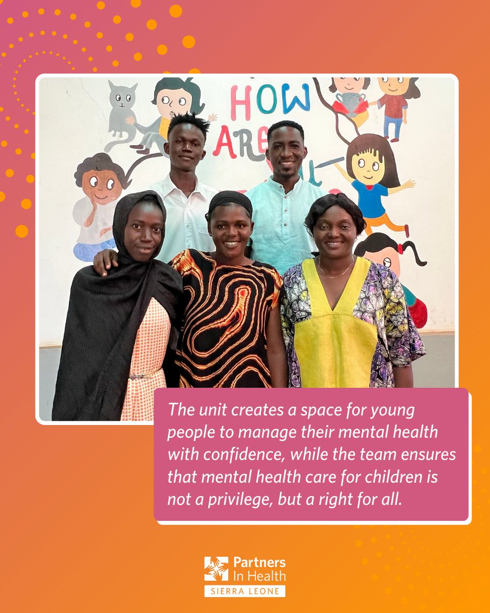It's #MentalHealthAwarenessMonth! We are celebrating 3 years of pediatric mental health services. The Child and Adolescent Mental Health unit at the Sierra Leone Psychiatric Teaching Hospital is bridging gaps for children with mental health conditions. pih.org/article/child-…