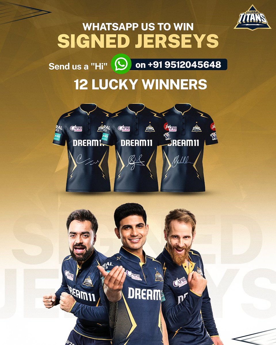 Winning signed jerseys has never been this easy! 🤩

Participate NOW! 

#AavaDe | #GTKarshe