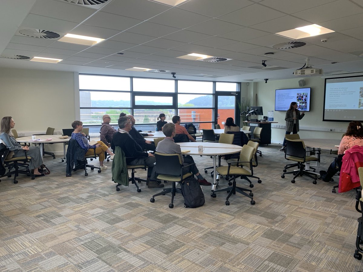 It was a pleasure to chair Cristina Moreno’s ⁦<a href="/HudCRES/">HudCRES</a>⁩ seminar today regarding the role of informal conversations in ethnographic research. Thanks to all that participated <a href="/CristinaMP_22/">Cristina Moreno</a>