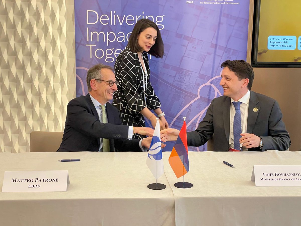 The EBRD tweet media