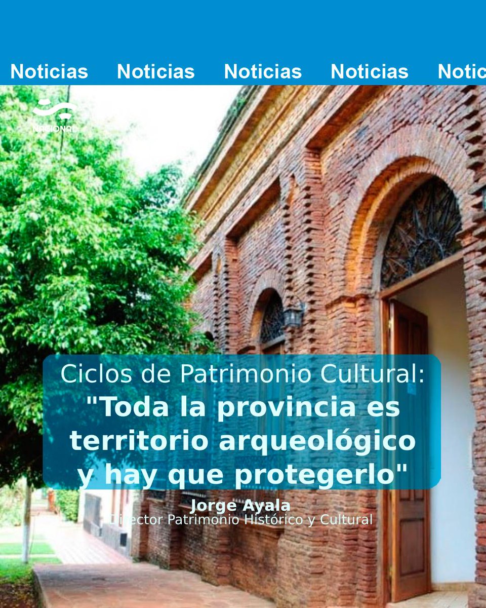 El ciclo “Charlas sobre Patrimonio Cultural” tiene por objetivo dar herramientas a los gestores culturales municipales y al público, respecto a la protección de los bienes que interesan al Patrimonio Cultural de la Provincia de Misiones. 
Mañana, en Concepción de la Sierra.