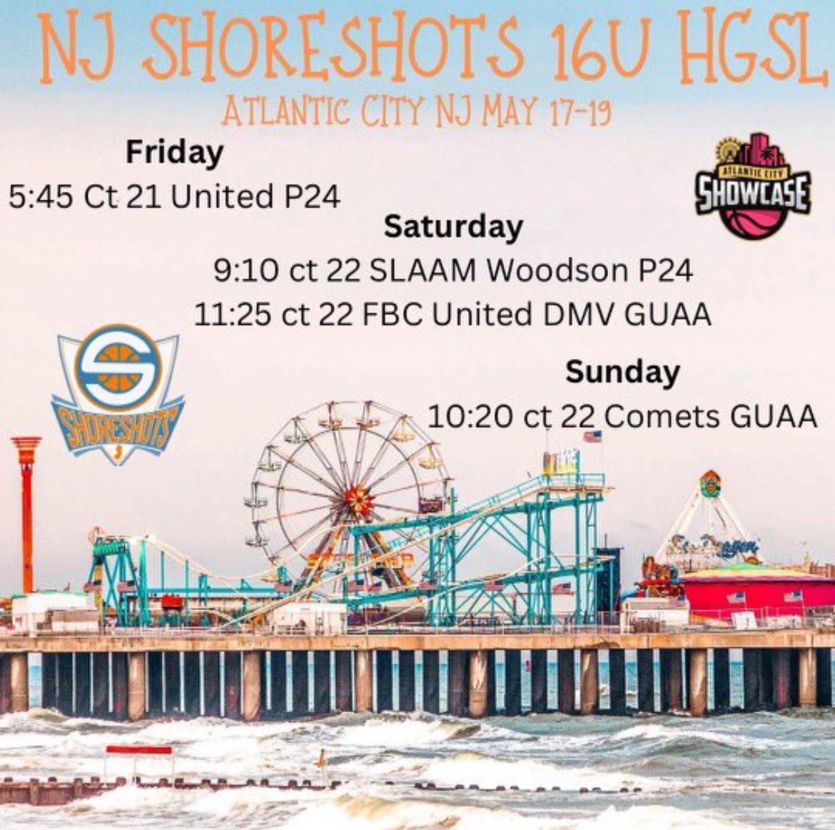 Can’t wait to compete this weekend with @Shoreshots2026g at the Atlantic City Showcase!! Come check us out⬇️ @ShoreshotsGirls