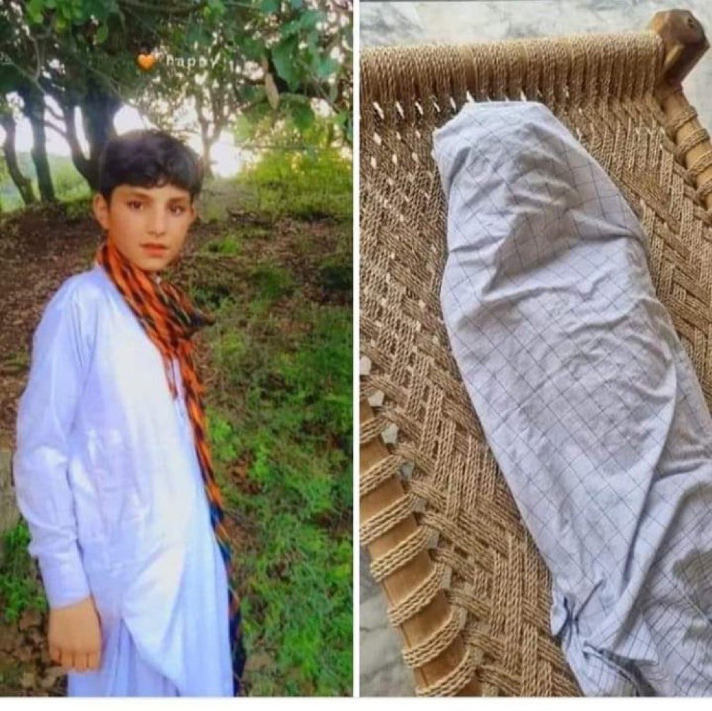 The Pakistani army launched a drone attack on local Pashtuns in Tangi Badinzai, Upper #Waziristan of Pakhtunkhwa, in which 5 people including 2 children, 2 women were martyred and 2 were injured. Banut Khan Wife Banut Khan Rabia Shazeb 17 years Uzma 13 years Rajma 4 years.