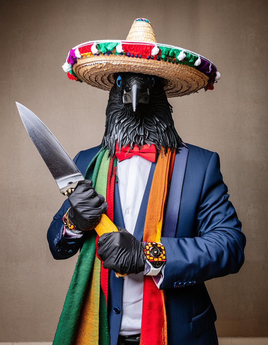 MayzeRunnuh's tweet image. Don&apos;t be tardy to the party.... or else 
#FIESTA de #Feathers
( I don&apos;t know how to say &quot;feathers&quot; in Spanish😅)

#TacoTuesday #Taco #Tuesday #Tacos #tacobell 

@crow_with_knife #CAW $CAW