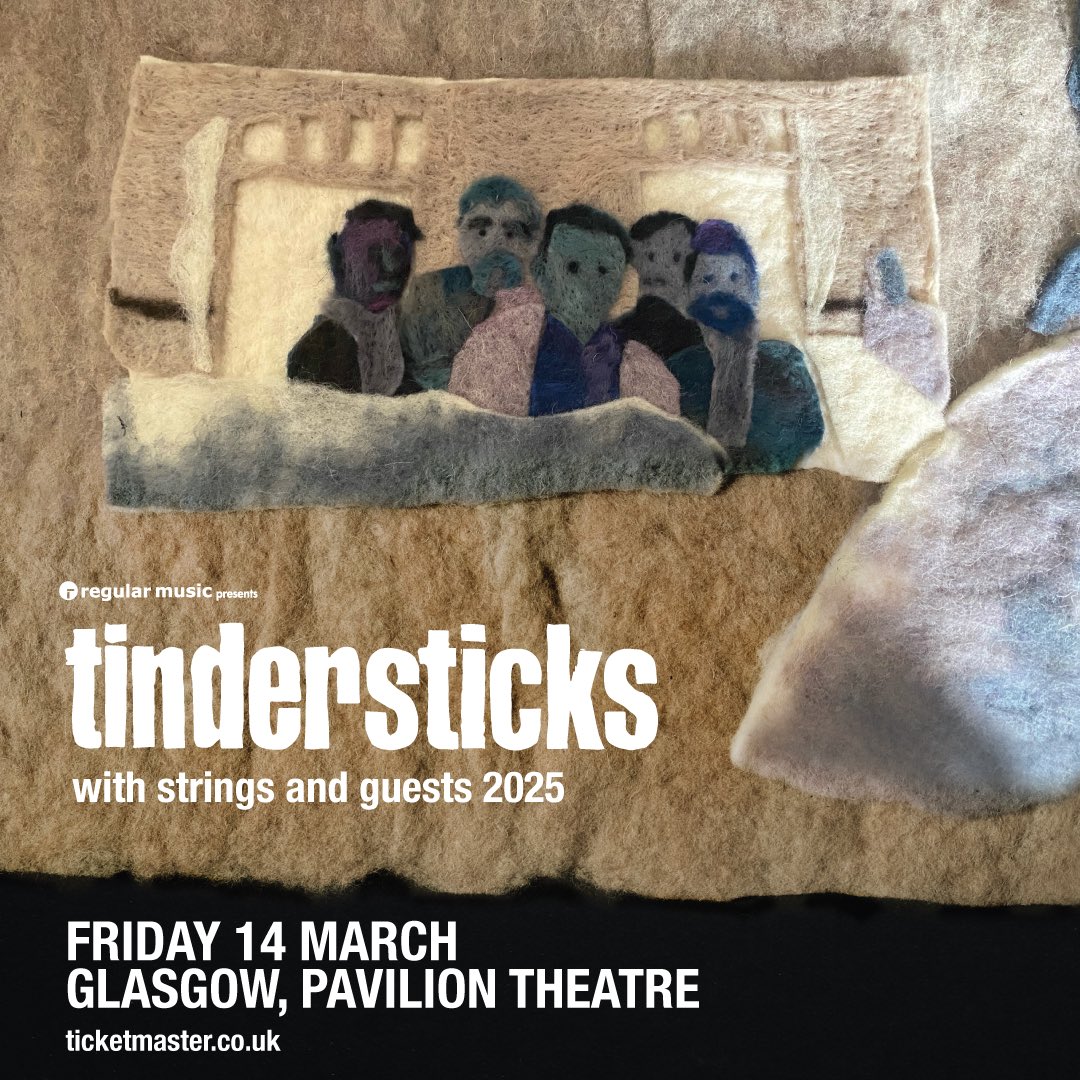 JUST ANNOUNCED/// @tindersticksUK will play @GlasgowPavilion Friday 14 March 2025, with strings and guests. Tickets 🎟️ go on sale Friday 17 May at 10am.