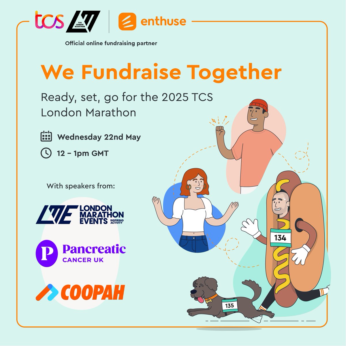 Is your charity preparing for the 2025 TCS @LondonMarathon? Our free webinar includes tips and insights from Enthuse as well as: - Event organisers, @LDNMEvents - Charity of the Year, @PancreaticCanUK - Training app, @Coopahruncoach Join us👉tinyurl.com/5b8dz8z5