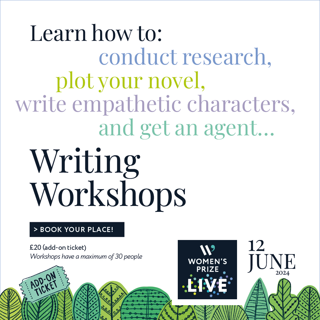 Writers! Upgrade your experience at #WomensPrize LIVE with a spot on one of our workshops: bit.ly/_WPEvents