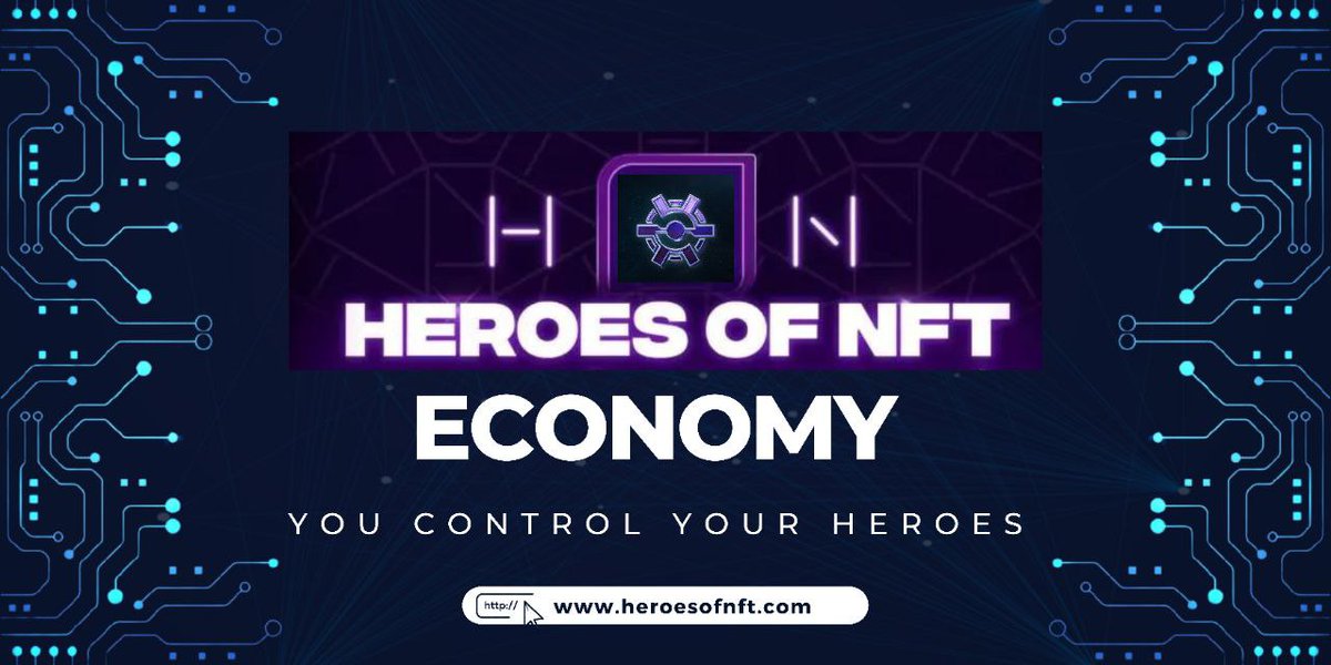 #HeroesofNFT Economy:

@heroesofnft is a new-generation #blockchaingaming experience with a real economy.

#HON is an ecosystem that consists of three main foundations:
1️⃣ NFT assets,
2️⃣ HON token,
3️⃣ HRM token

Let's dive in and discuss:

#AVAX #blockchain #nft #p2e #web3gaming