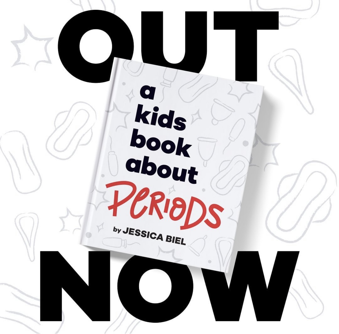 A Kids Book About Periods is here‼️🩸 Written by @JessicaBiel in partnership with A Kids Co. and PERIOD. Order yours today where books are sold!