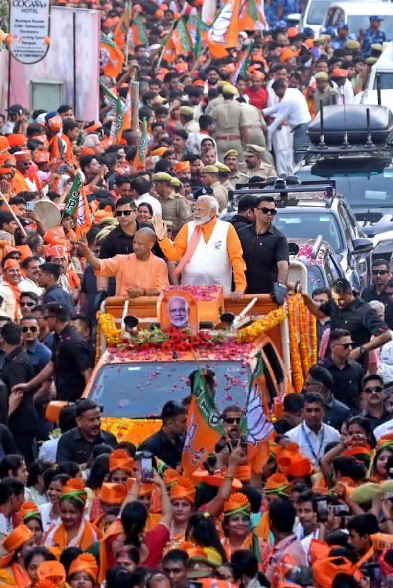 At the vibrant age of 73, Prime Minister @narendramodi ji exudes boundless energy as he embarks on a whirlwind journey across West Bengal, Bihar, Uttar Pradesh & Jharkhand! Addressing four spirited public meetings in West Bengal, he then swiftly makes his way to Bihar, where he…