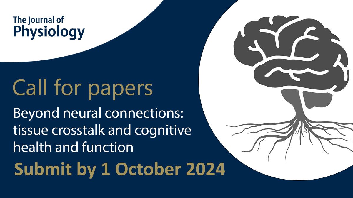🚨CALL FOR PAPERS🚨
The #CallforPapers for our 'Beyond neural connections: tissue crosstalk and cognitive health and function' #SpecialIssue is open!
For more information and how to submit, follow the link below!
👇👇👇
buff.ly/3T5tM8s