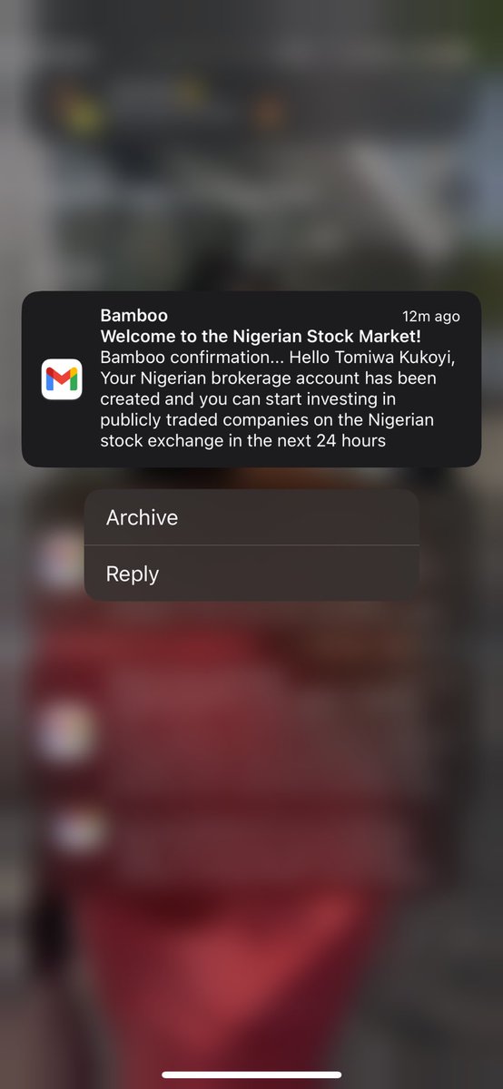 Finally, @investbamboo 📥
70% Naija 30% US 📈