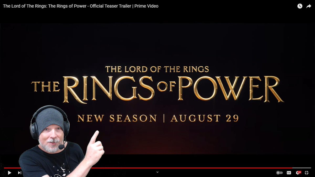 Rings of Power Season 2 has a launch date + teaser trailer. Let's go! youtu.be/_CPZSFtgcsg

#ringsofpower #amazonprime #lordoftherings #middleearth