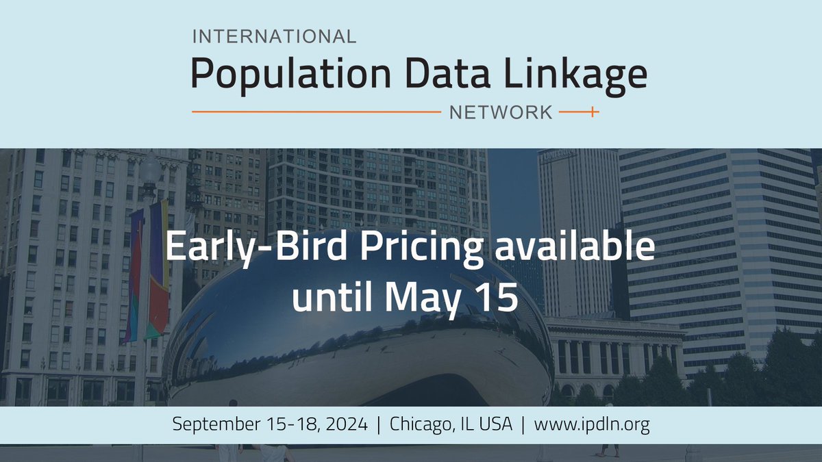Last chance to save on registration for #IPDLN2024. 

Register for the full conference and workshops today -- Early-Bird Pricing ends on May 15.

ow.ly/q3J650Ry0Vf
