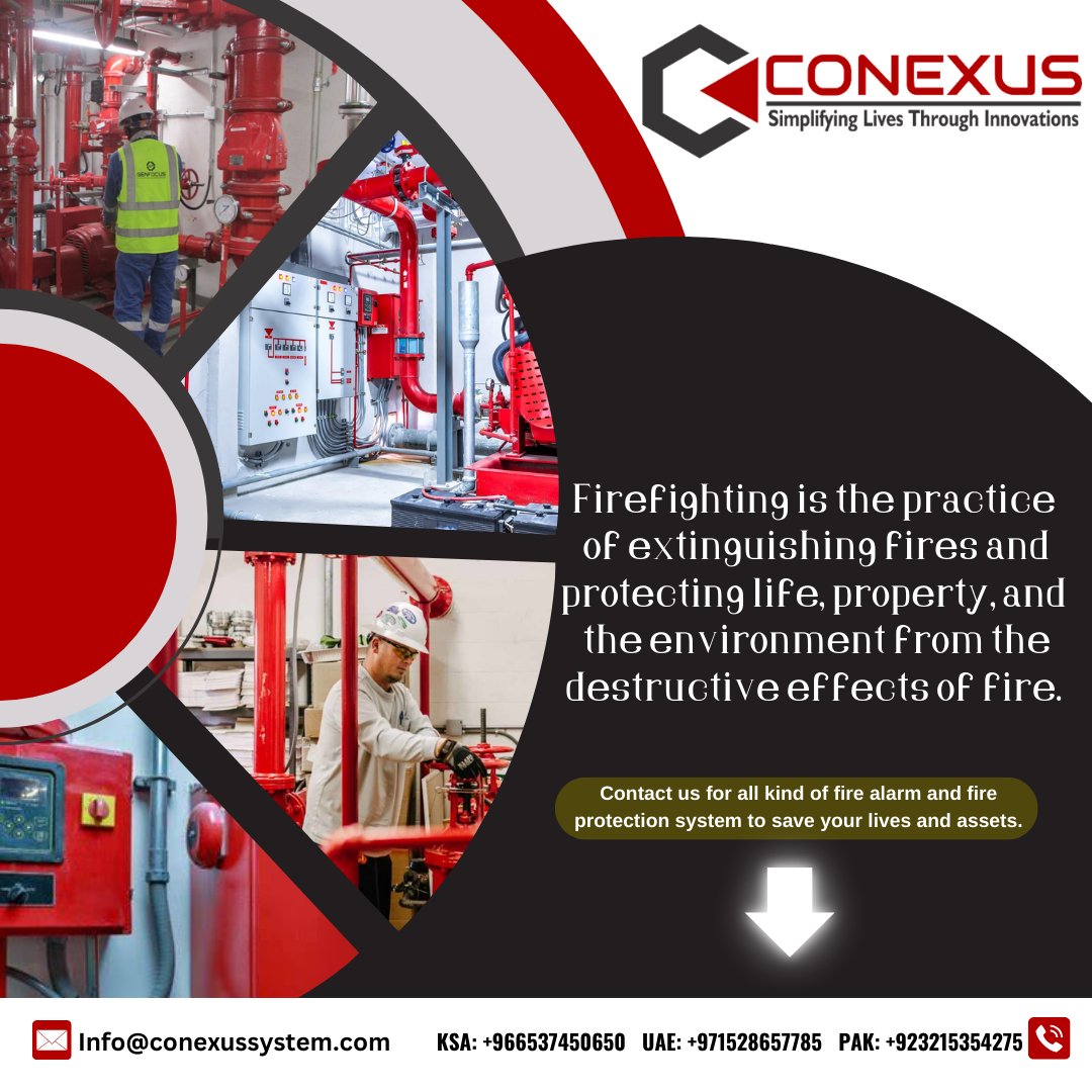 #Conexus #FireFighting #GasExtinguishingSystems #SmokeSystem #FireSystem #FireProtection #FireSafety #FireAlarmsystem #FireAlarm #Securitysystem #Alarm #Protection #Fire #Fireprotection #Firefighter #Firesolution #Maintenance #Companyalarm #Alarmsproducts #Fireextiguisher