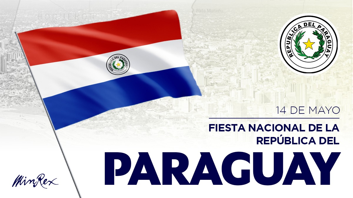 #Cuba 🇨🇺 felicita al pueblo y gobierno de la República de #Paraguay 🇵🇾, en ocasión de su Fiesta Nacional. Ratificamos nuestra voluntad de continuar estrechando los lazos de amistad y cooperación que unen a ambas naciones.