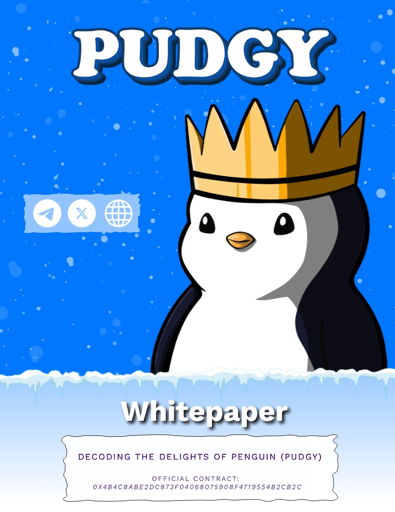 Little sneak peek of the $PUDGY whitepaper 

It is finalized and can be released at any moment

penguins deserve the best 👑❄️