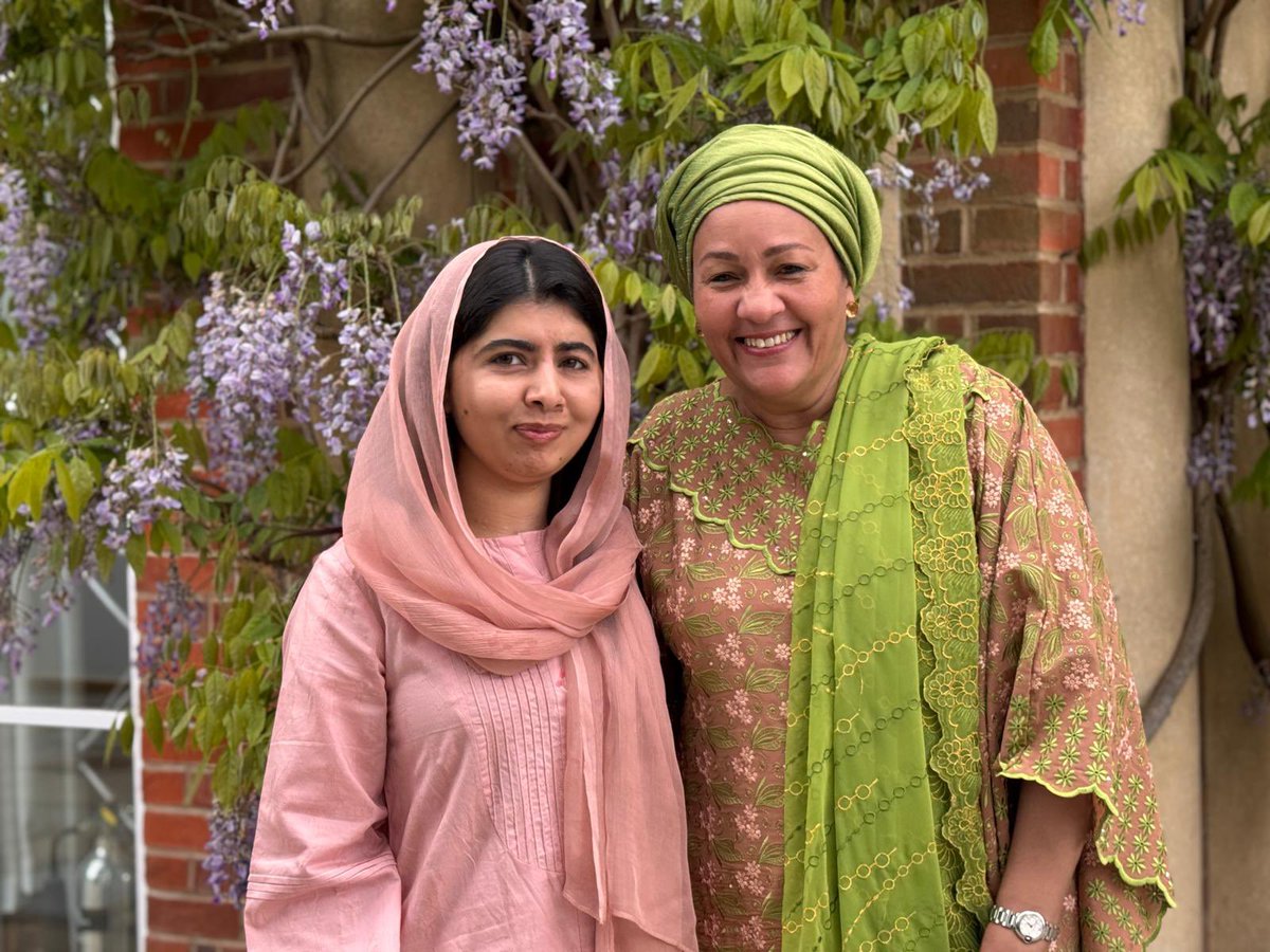 As always, I am inspired to see my friend @Malala. Her dedication and call for urgency to the right to education for all girls in Afghanistan and in every part of the world.