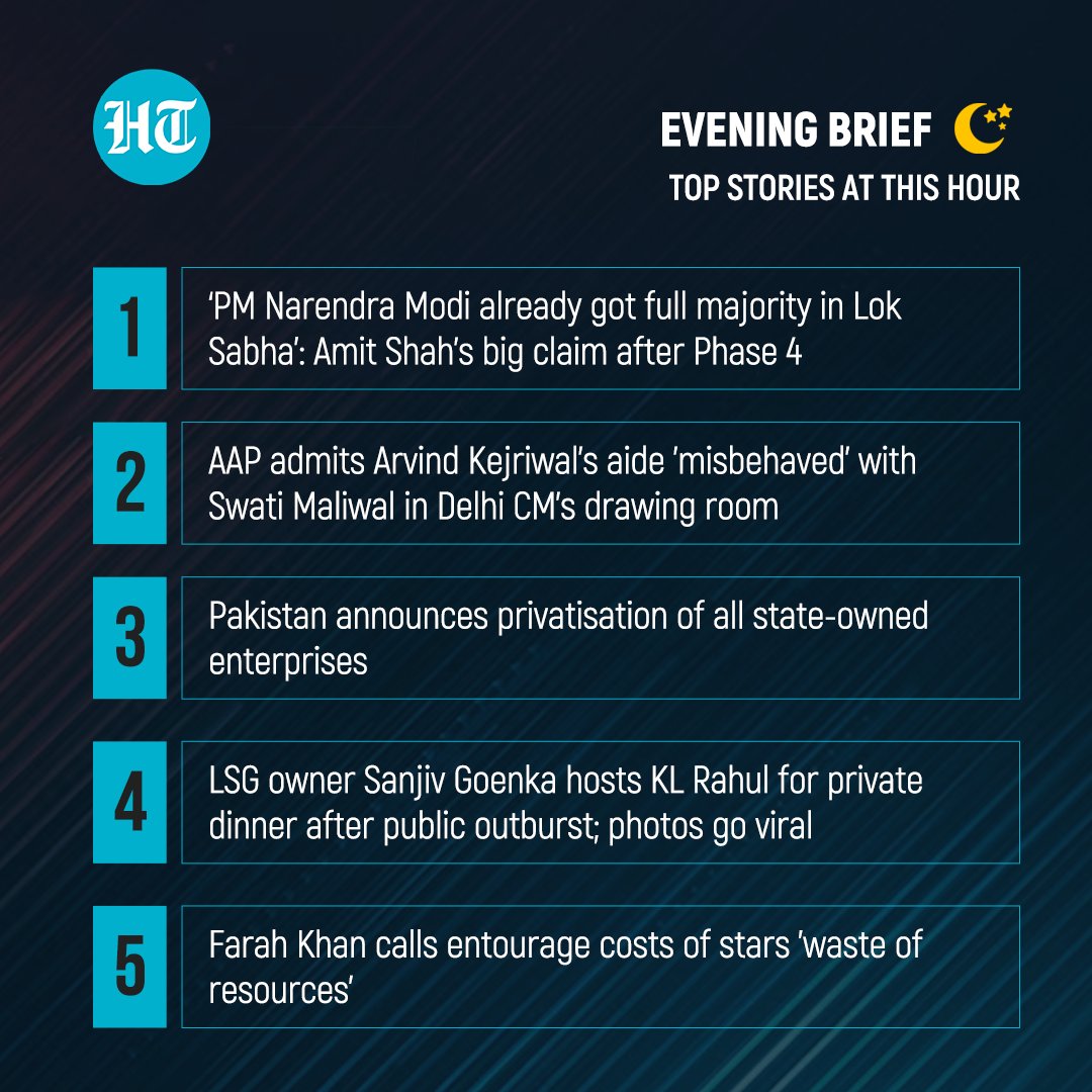 #HTNewsBrief | Here's a look at everything that's making news at this hour Read more: hindustantimes.com/india-news/eve…