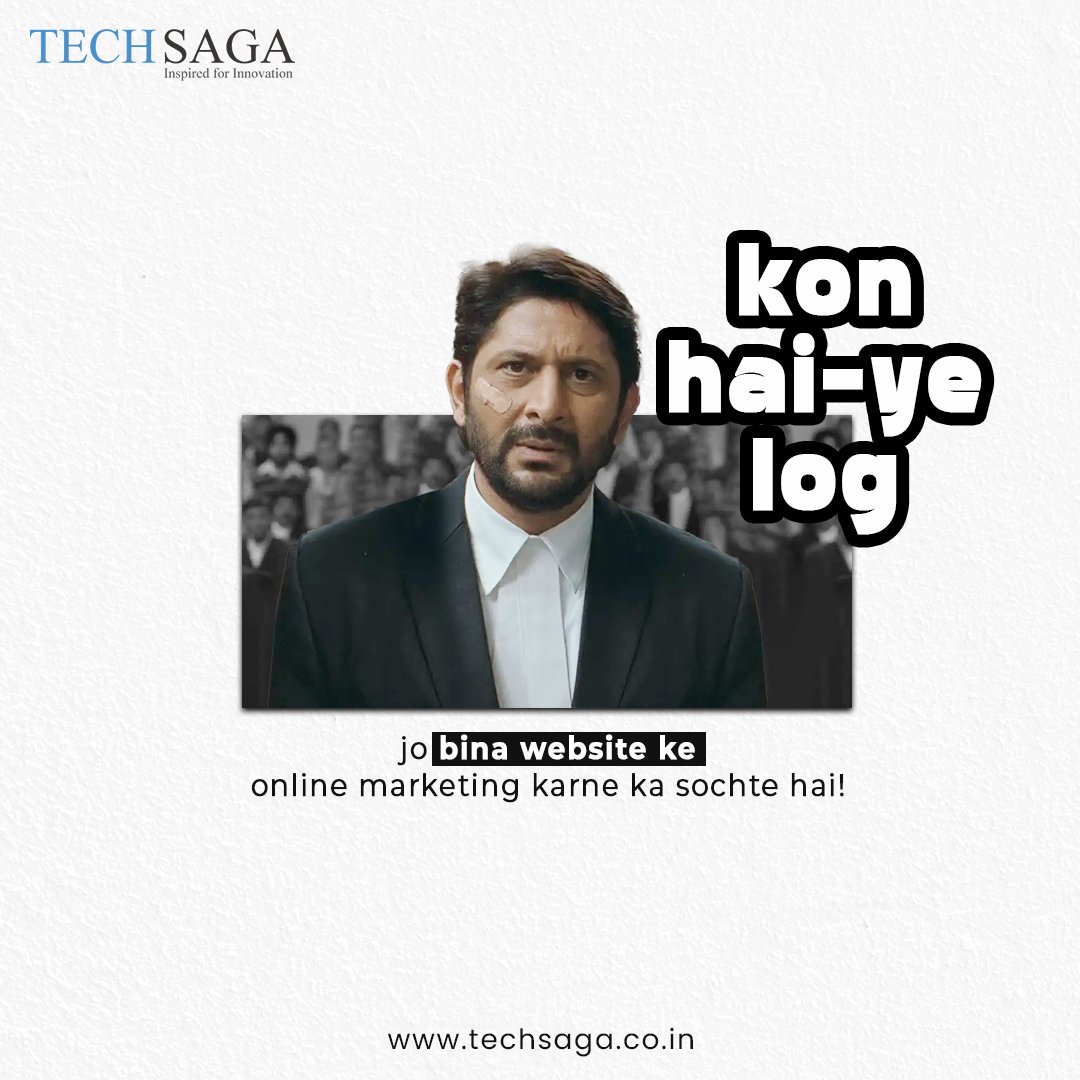 Online marketing without a website? Impossible! Your digital presence starts with a website. Get yours now for online success!
--
Follow For More: techsaga.co.in
.
.
#techsagacorporation #DigitalPresence #OnlineMarketing #WebsiteEssential #GrowOnline #BusinessWebsite
