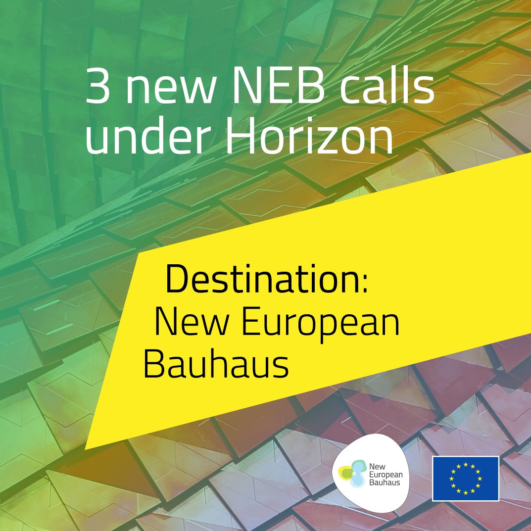 📢 Breaking call news 💚 €17.8 million now available for #HorizonEU #NewEuropeanBauhaus Destination #HorizonEurope work programme #beautiful, #sustainable & #inclusive cross-cutting activities 🌲🤝 ✏ Deadline 19 September 2024 ⤵ 🔗cinea.ec.europa.eu/news-events/ne… #EUGreenDeal