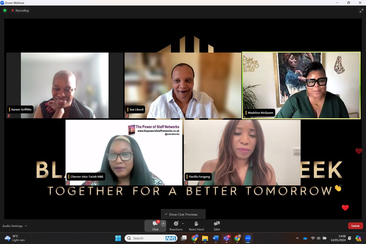 We are live - Melanin Popping Panel - Empowered for Change - Building a Better Future together