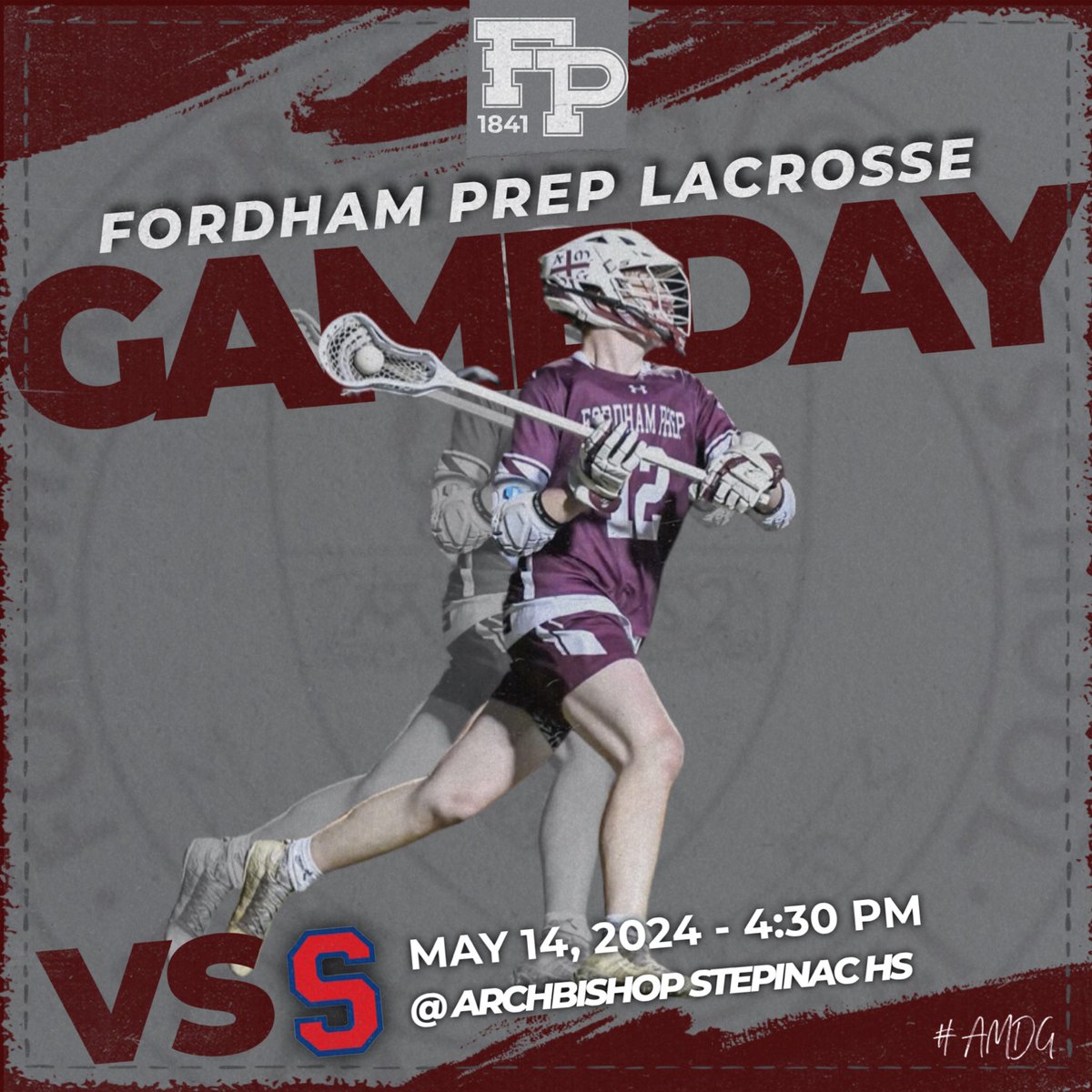 It’s Playoff time! Good Luck to our @fordhampreplax Varsity team in the first round of the NYCHSAA playoffs against @StepinacSports The Rams will compete at 4:30PM at Stepinac HS. Livestream: events.locallive.tv/schools/748 Go Rams! 🐏🥍 #AMDG #GoRams #HomeOfChampions