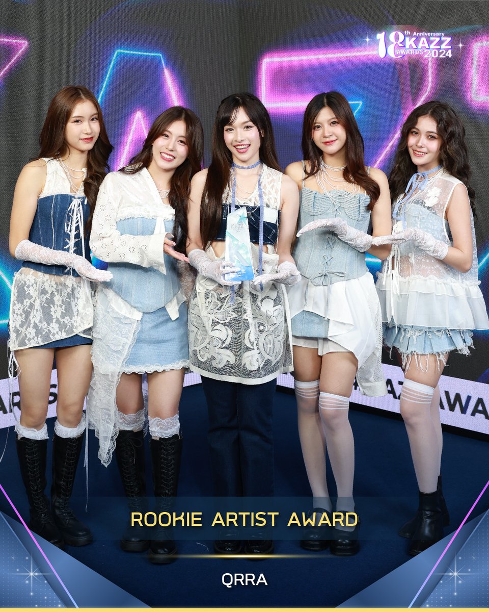 รางวัล Rookie Artist Award ‘QRRA’ #KAZZMAGAZINE #KAZZAWARDS2024