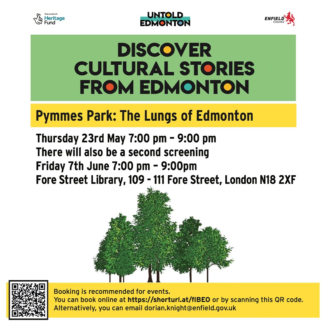 🟢 Untold Edmonton 🟢 Watch the premier of an exciting new documentary film celebrating the role that Pymmes Park plays for Edmonton’s communities. Created by João Giacchin from Exploring Cultural Lives CiC.

#untoldedmonton #enjoyenfield #enfield #edmonton