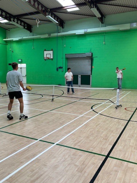 Embracing #MentalHealthAwarenessWeek2024 with a game of Pickleball keeping our Yr13’s minds and bodies moving . A welcome distraction from those things called exams…..! <a href="/TedWraggTrust/">Ted Wragg Trust</a>