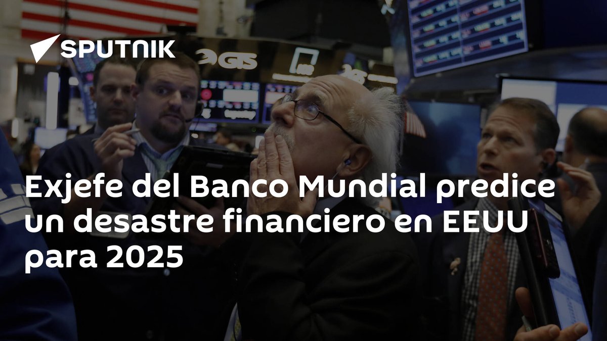 Exjefe del #BancoMundial predice un desastre financiero en #EEUU para 2025 latamnews.lat/20240514/exjef…