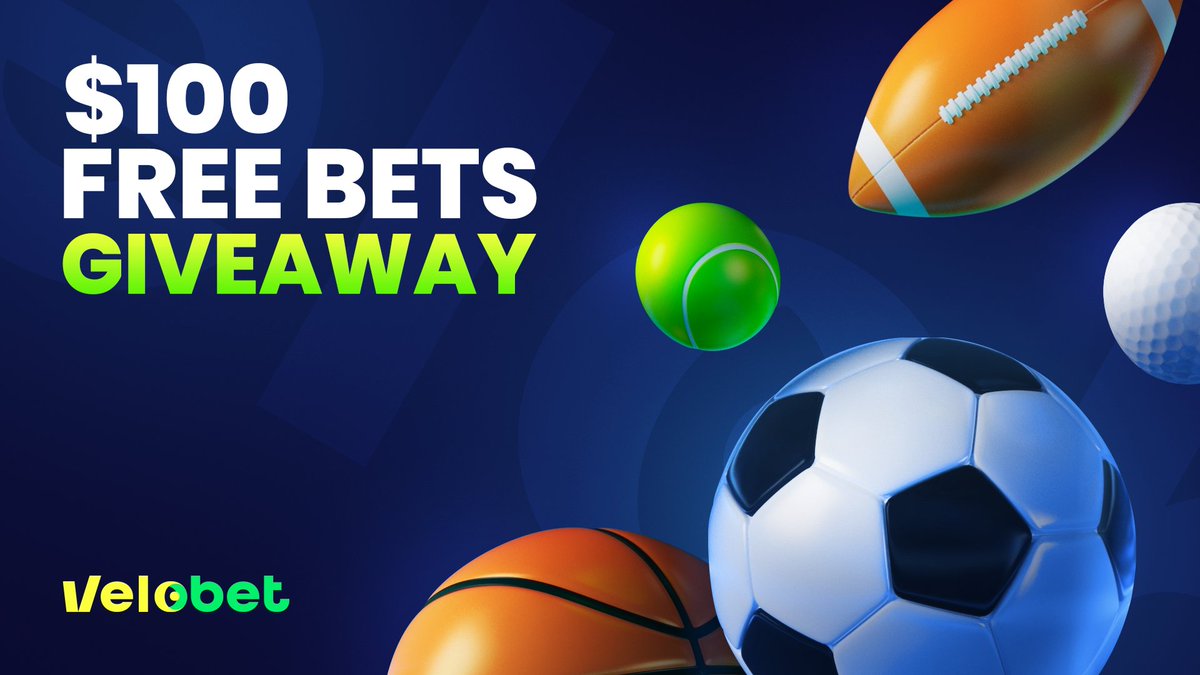 🥎$100 FREE BETS GIVEAWAY🥎

To participate:

- Follow @VelobetCasino
- RT and like this post

Tag a friend for extra entries.