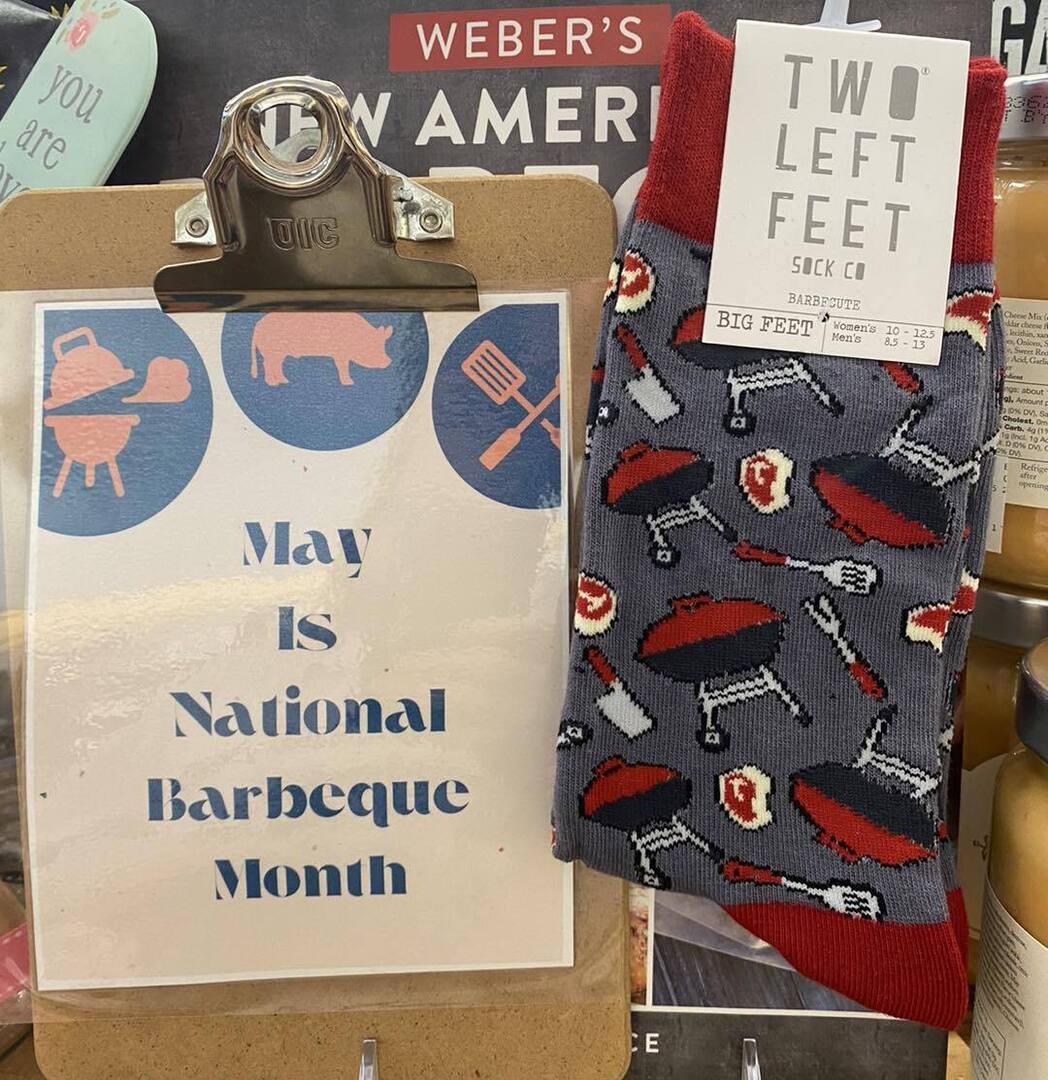 Everyone knows someone who needs these socks!  Find them at Hallmark!  #nationalbarbequemonth instagr.am/p/C683ZvHMcLG/