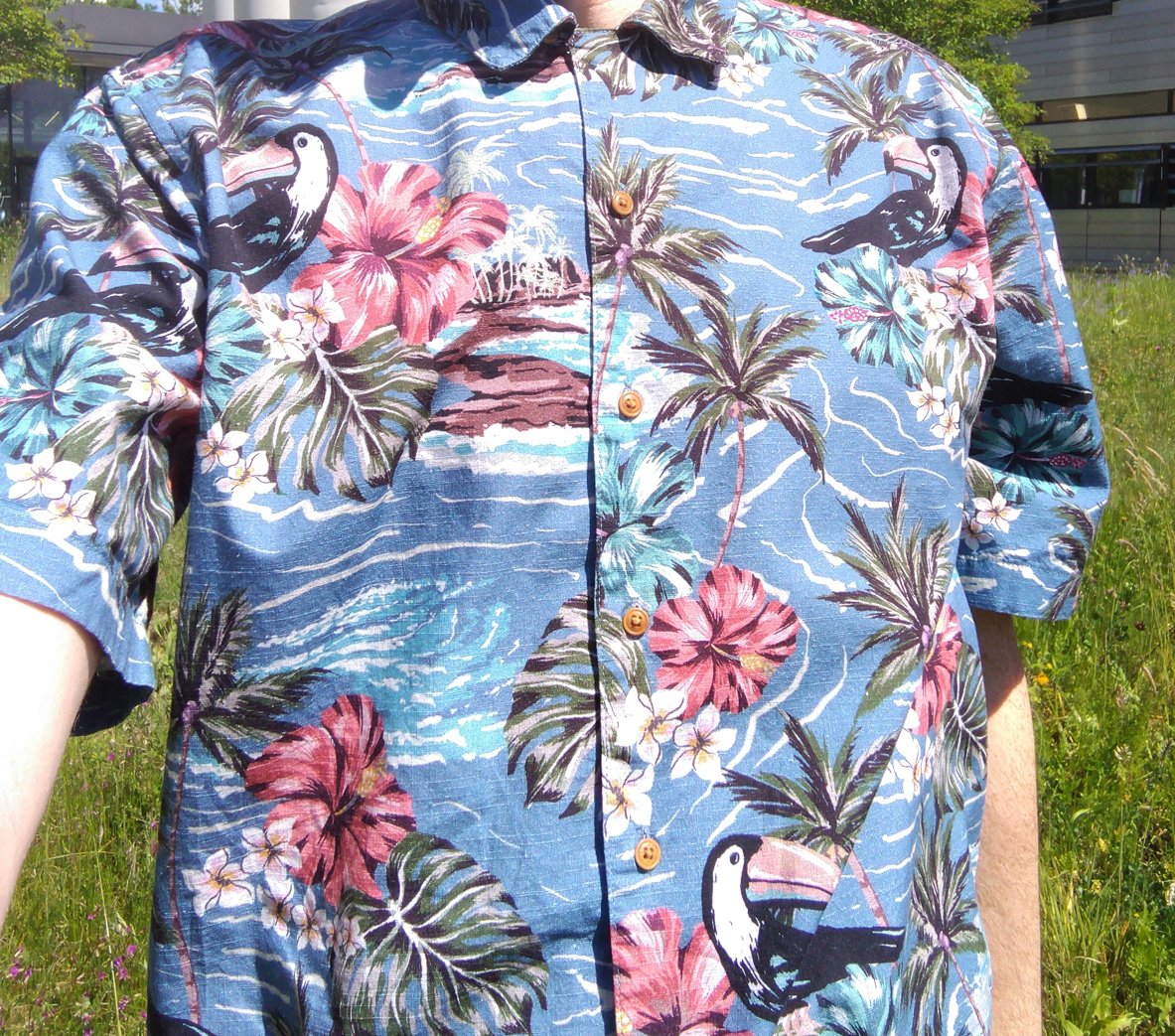 I did not make it to #chi2024. To make up for missing out I'll be wearing Hawaii shirts all week.
