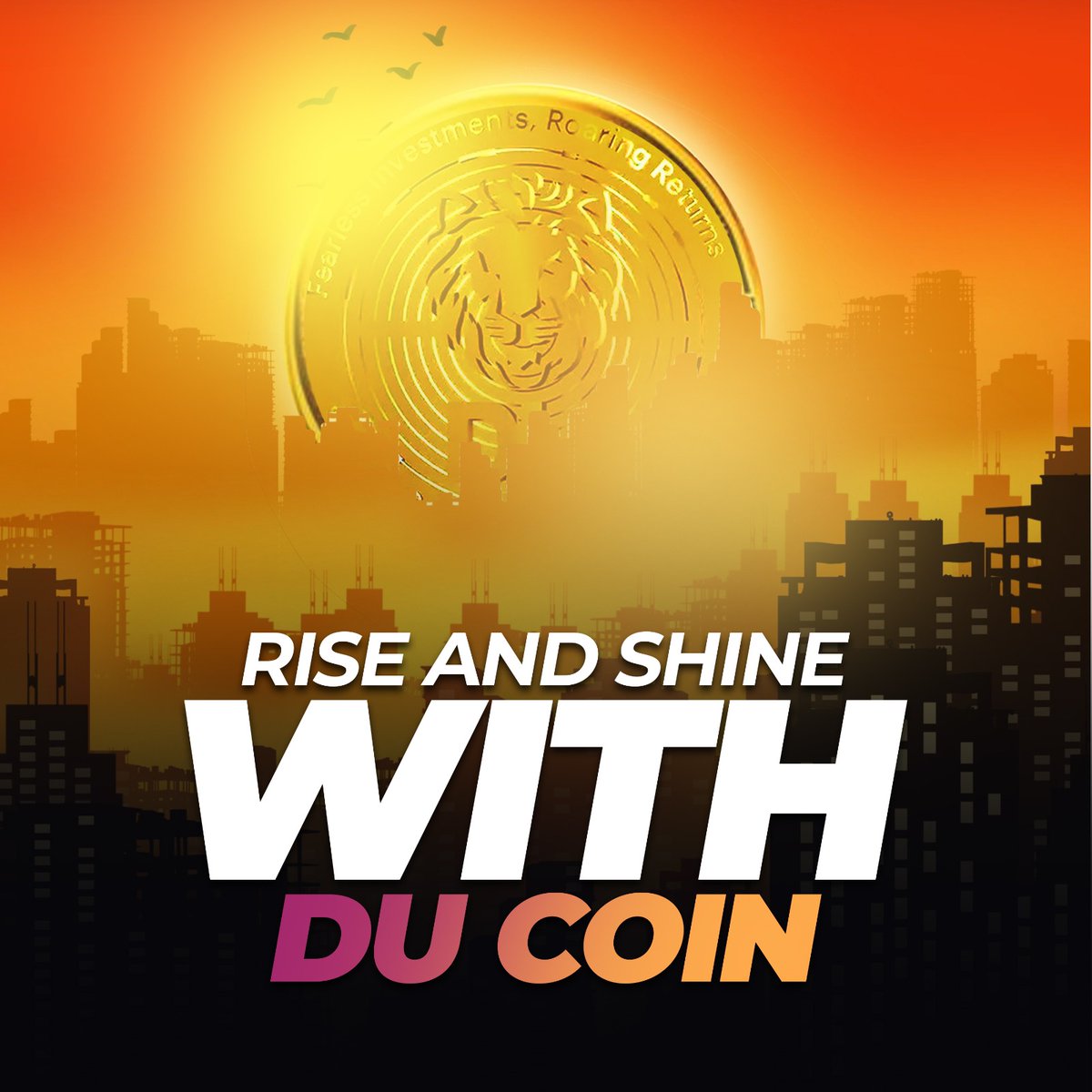 'Rise and shine with Du Coin! Start your day with a chance to win big! Stake and earn with Du Coin

 #DuCoinDelights #StakeAndWin #DubaiDreams #DU_Solutions #ducoin #DuCoinCommunity #cyrptonews #CryptoCommunity #stakeearn #staketoelevate #StakeWithDU #stakingcommunity #invest
