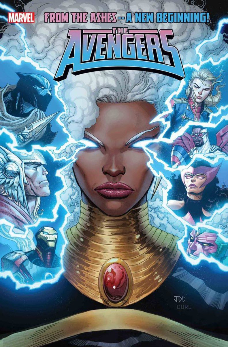 Storm on the Avengers. A Josh Cassara cover. Valerio Schiti on interiors. I'm gonna need to pick this up.