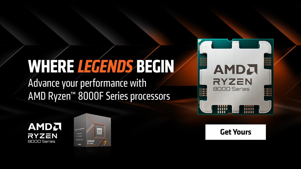 🚀 Level up your gaming with New @AMDRyzen 8000F processors! Up to 8 cores and 16 threads for smooth gameplay. Unleash AI acceleration with the built-in NPU when paired with @amdradeon. Conquer challenges, dominate! #AMD #Ryzen8000F #GamingUpgrade 📷 newegg.io/3ce03ca